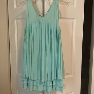 Ruffled tiered beautiful tank top